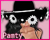 Black & White Flower Hat