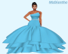 Blue ballroom gown