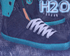 H2O|Lrg Black/Aqua Kicks