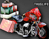 Motorcycle w/ Gifts