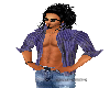 purple cord shirt