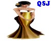 Elegantes Dress Gold