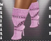 Sweater Pink  Boots