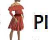 PI - Red Cowgirl Dress
