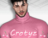 Pink Turtleneck Top