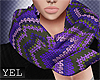 [Y] Micca purple scarf