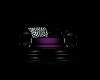 Purple/Zebra Club Chair