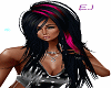 Black pink hair EJ