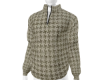 sweater zip-up tan