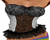 lace corset B/w