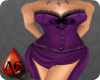 [A6] Purple Goth Dress