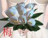 梅 lily bouquet