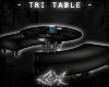 -LEXI- Tri Table: Blue