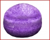 purple beanbag with pose