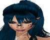 Blue longish bangs