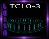 DJ Teal Column Light