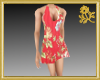 Red Hawaiian Sun Dress