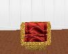GOLD N RED BOX CHAIR