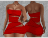 M/Sexy Dress Red Rll