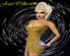 {Jazz} gold dress