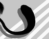 ♡ black cat tail (M/F)