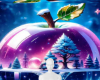 Natures apple background