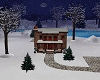 snowy country home