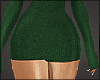 Sweater Mini Dress Green