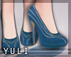[Y]Fiora Blue Heels