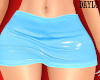 Latex Blue Skirt