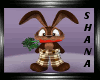 Cute brown rabbit avatar