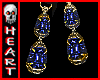 Saphire & Gold Earrings