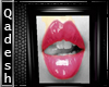 !Q! Lips Art Frame 2