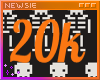 20k Support Sticker