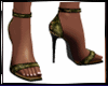 {R} Heels Fashion Olive