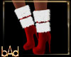 Dia Red Fur Boots