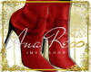 A∞ Stiletto Boots Red