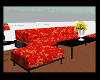 Chinese Red Sofa