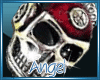 Necklace Skull Red Rqst