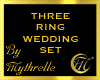 THREE RING WEDDING SET