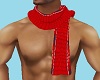 Mens Scarf  Red