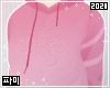 Paw hoodie | Pink