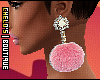 💖 Pompom Earring Pink