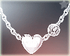 R. Chain heart silver