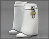 $ Ankle Boots WHITE