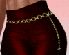 Red leather with chain