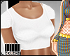 ¬. Ribbed Top White