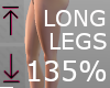 135% Long Legs Scale