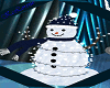 Holiday Snowman Blue