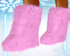 Alba Pink Fur Boots